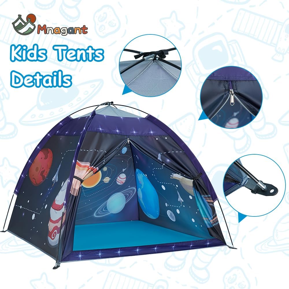 Space World Play Tent-Kids Galaxy Dome Playhouse for Boys and Girls Imaginative Play Popup Tent for Kids Indoor/Outdoor Fun,Perfect Kidâs Gift- 47" x 47" x 43"
