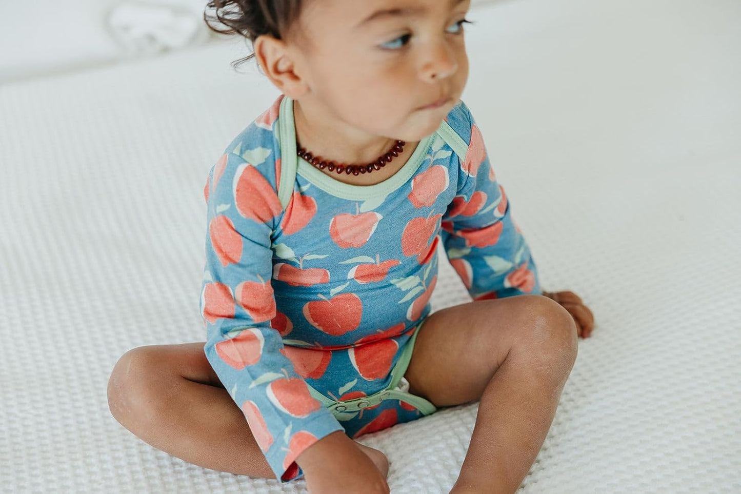 Copper Pearl Long Sleeve Bodysuit Baby: Ultra Soft Baby for Newborns, Boys, and Girls - Stylish, Comfortable, Overlap Shoulders, Premium Knit Fabric - 18-24 Months, Teacher
