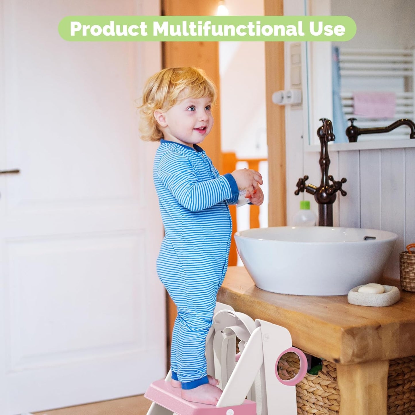 Training Toilet Ladder, Multi-Use, Convenient and Suitable for Most Situations,Girls, Boys