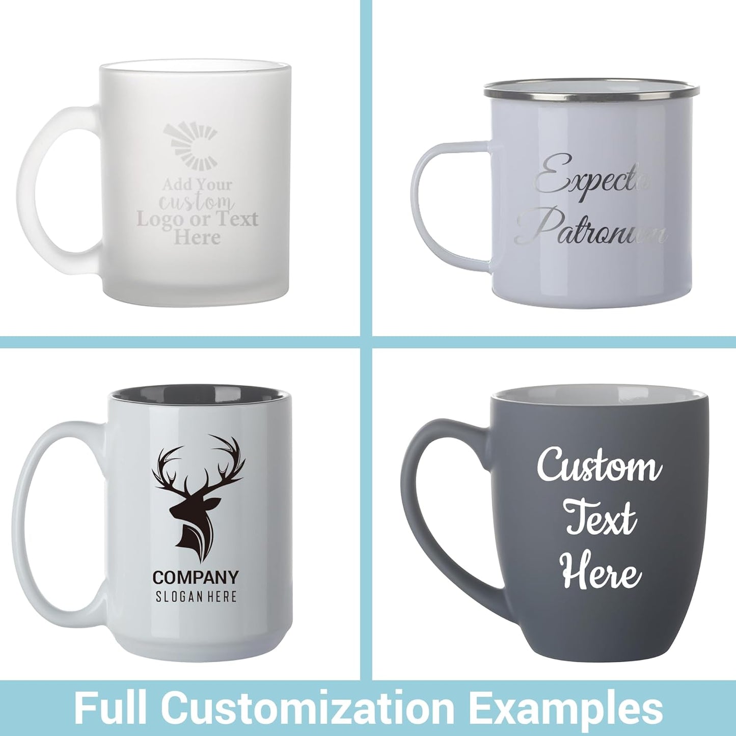 Personalized Coffee Mug Engraved with your Custom Text - Customized Coffee Mugs, Hot Chocolate Mug, Tea Cup, Birthday Gifts, Retirement Gift (Engraved Custom Text, Matte Black)