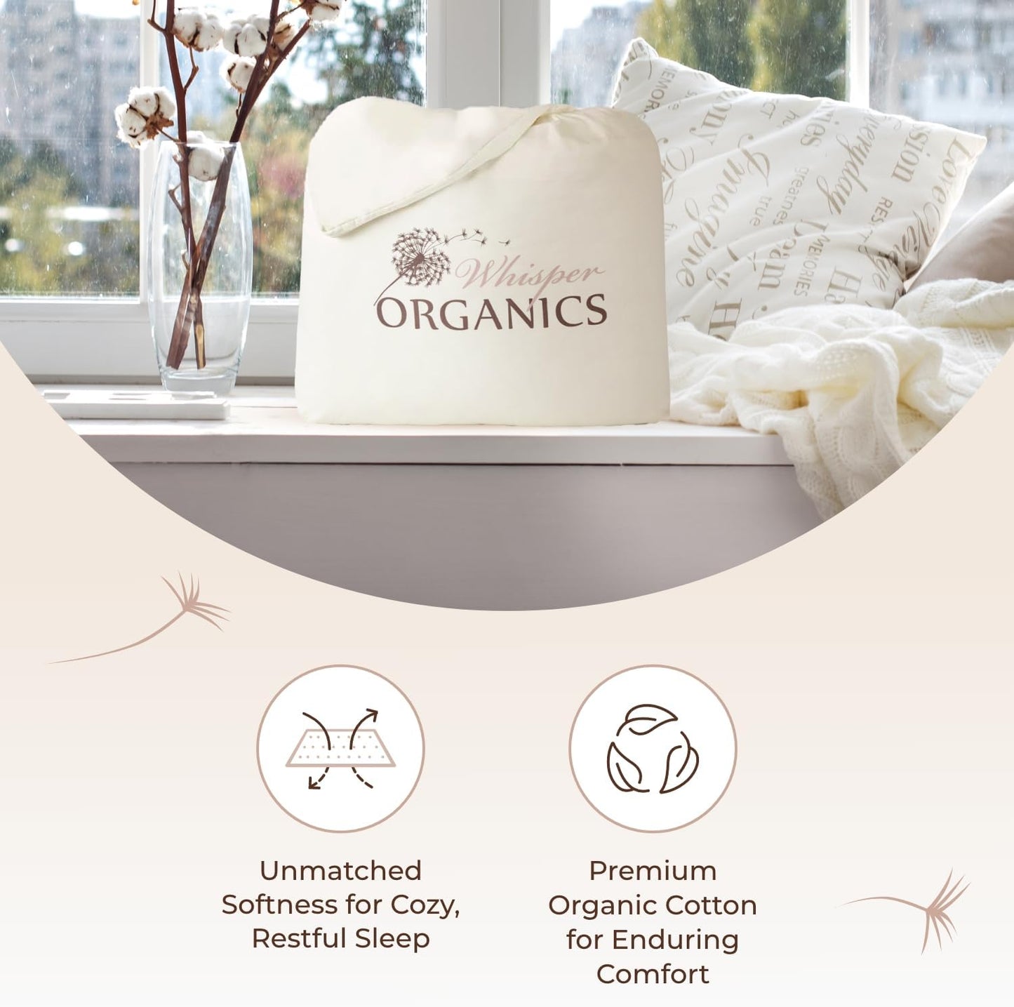 Organic Waterproof Mattress Protector Twin Size - 100% Waterproof Mattress Pad with Quiet & Breathable Triple Layer Protection - Fairtrade & GOTS Certified Durable Machine Washable Design (Twin)