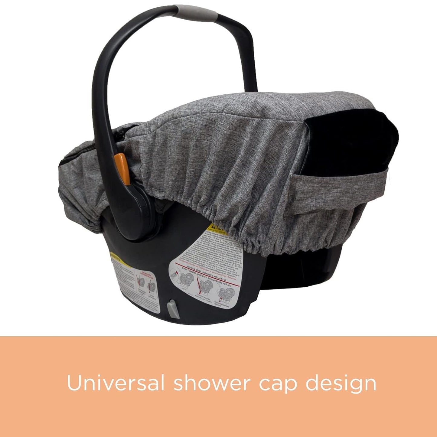 liuliuby Winter Carseat Covers Baby Boy | Infant Car Seat Cover Baby | Doona Accessories | Warm & Thick Fleece Canopy for Infant & New Born Cold Weather (Blue)