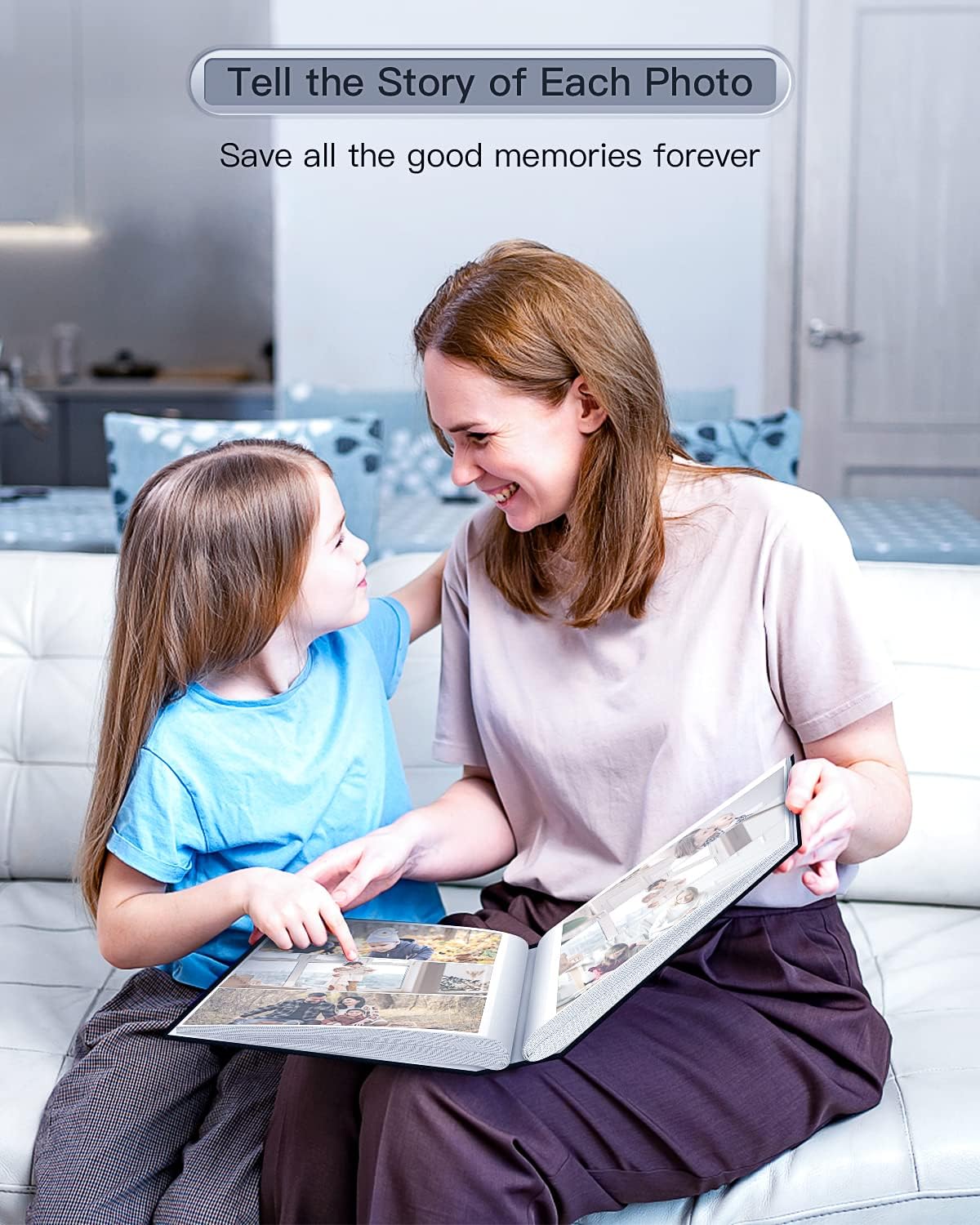 popotop Photo Album 4x6-420 Photos Photo Books with 420 Horizontall Pockets,Linen Cover Albums for Family Wedding Anniversary Baby Vacation Pictures
