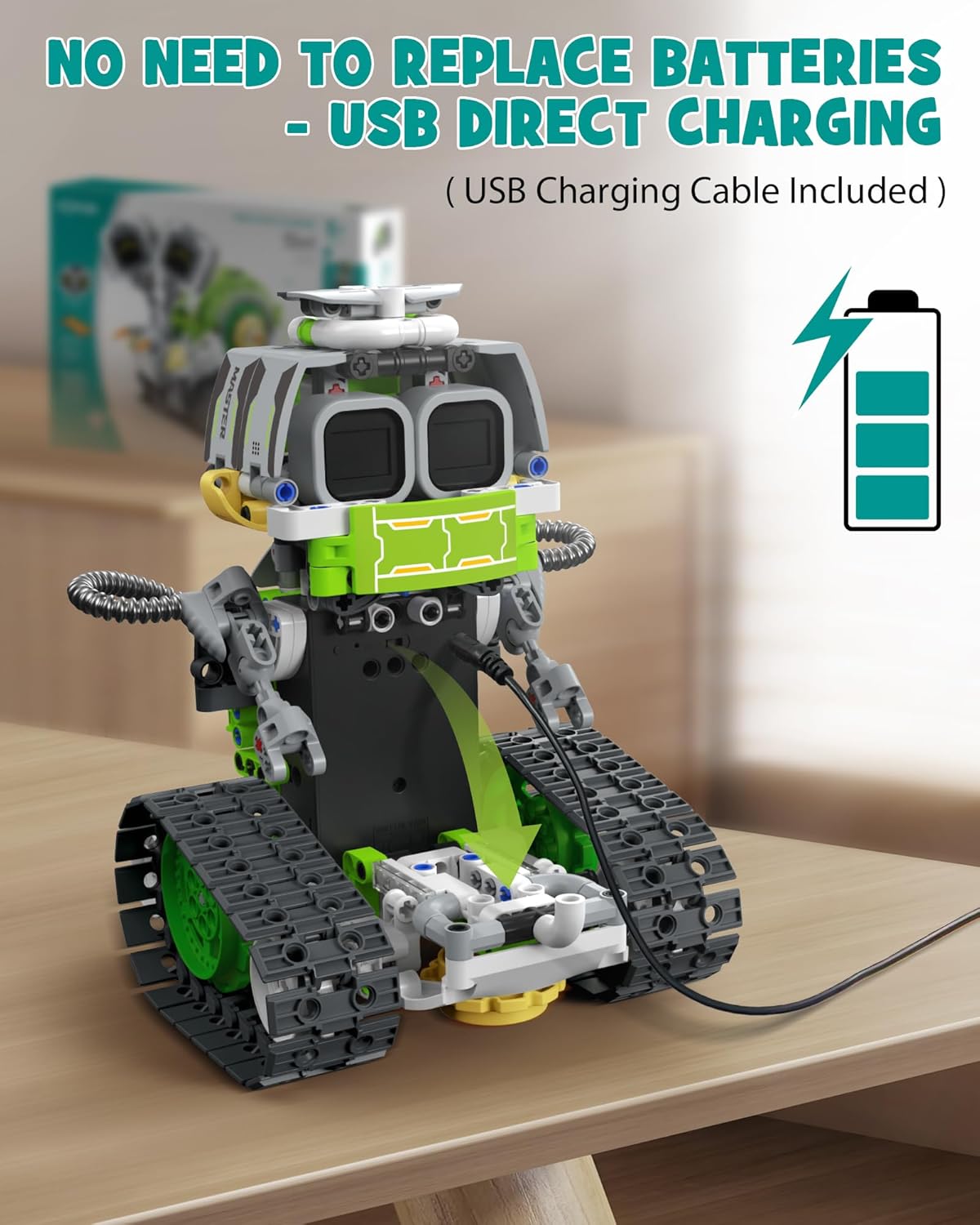 5in1 STEM AI Robot Toys Building Set, 478Pcs APP & Remote Control Engineering Erector Blocks for Kids Age 6-8, Coding Interactive Educational Christmas Birthday Gift for 10-12 Year Boys & Girls