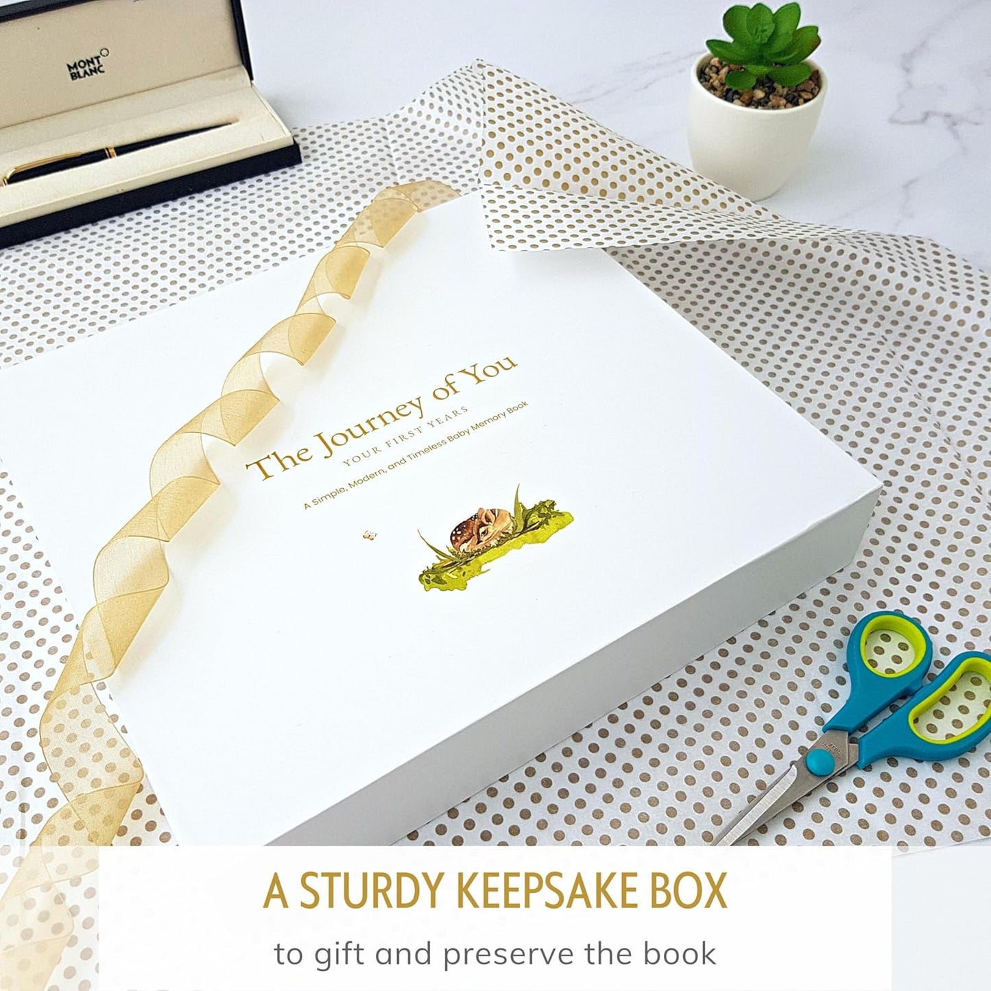 Baby Journal Memory Book for Boys or Girls - First 5 Years Woodland Adventure Keepsake - Newborn 1st Milestone Log Photo Album Scrapbook - Gender Neutral Sentimental Pregnancy Gifts for Expecting Moms