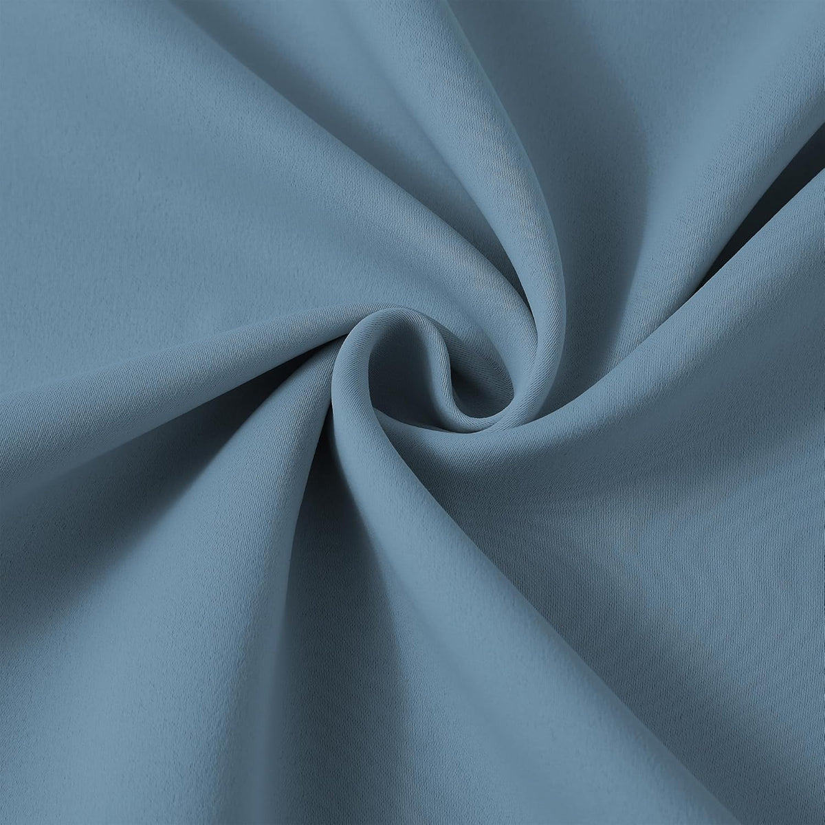 KEQIAOSUOCAI 92 Inch Boys Pleated Curtains,Pinch Pletaed with Hooks,Thermal Insulated Room Darkening Home Decor Curtain Planels for Bedroom Living Room (Dusty Slate Blue, 2 Panels, 40 Each Wide)