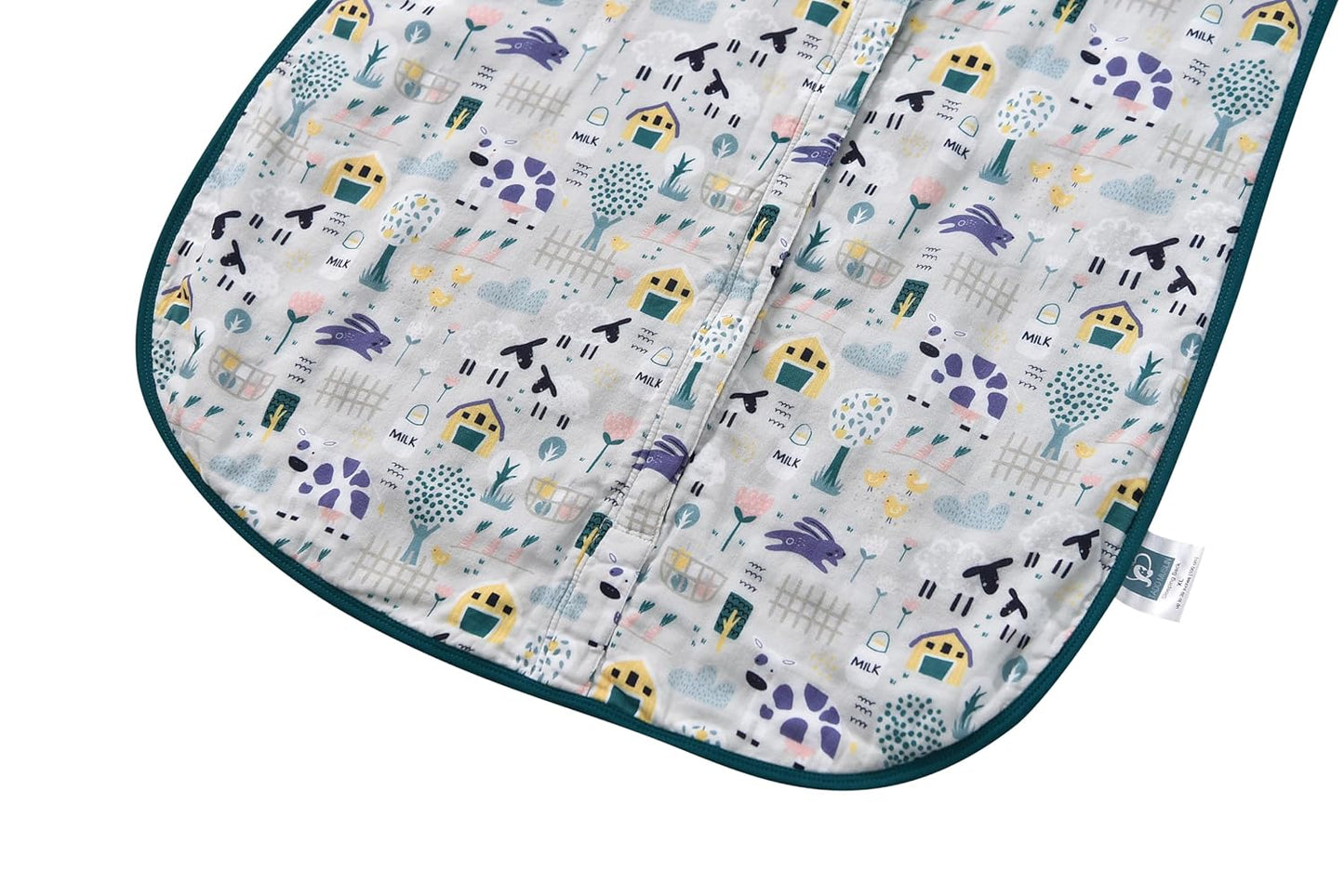 Baby Sleep Sack 1-2 T Baby Wearable Blanket 100% Organic Cotton 0.5 TOG Muslin Toddler Sleeping Sack 2- Way Zipper Soft 12-24 Months