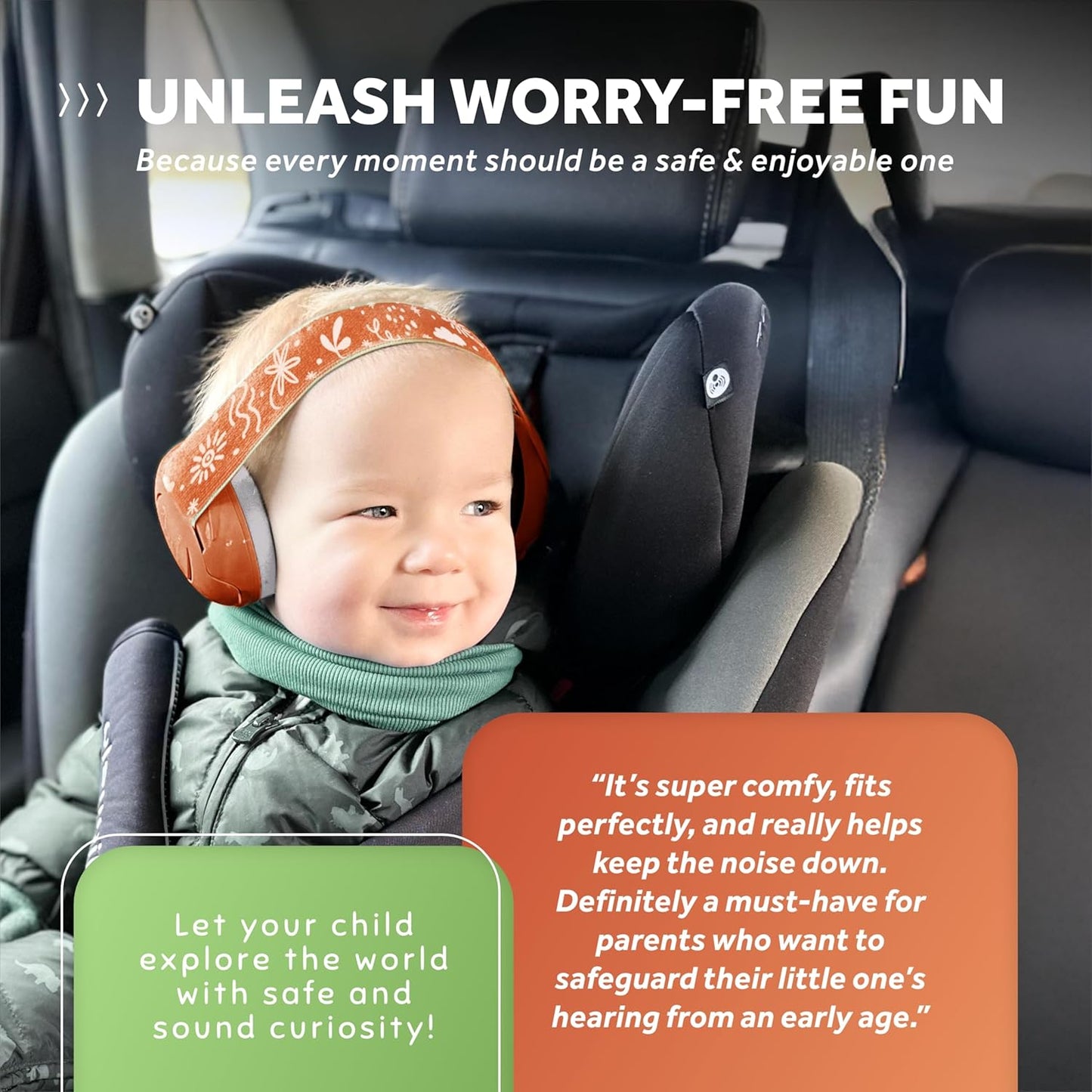 Schallwerk ยฎ Mini+ Baby Ear Muffs โ Infant Noise Cancelling Headphones, Toddler Ear Protection, Baby Headphones for Noise