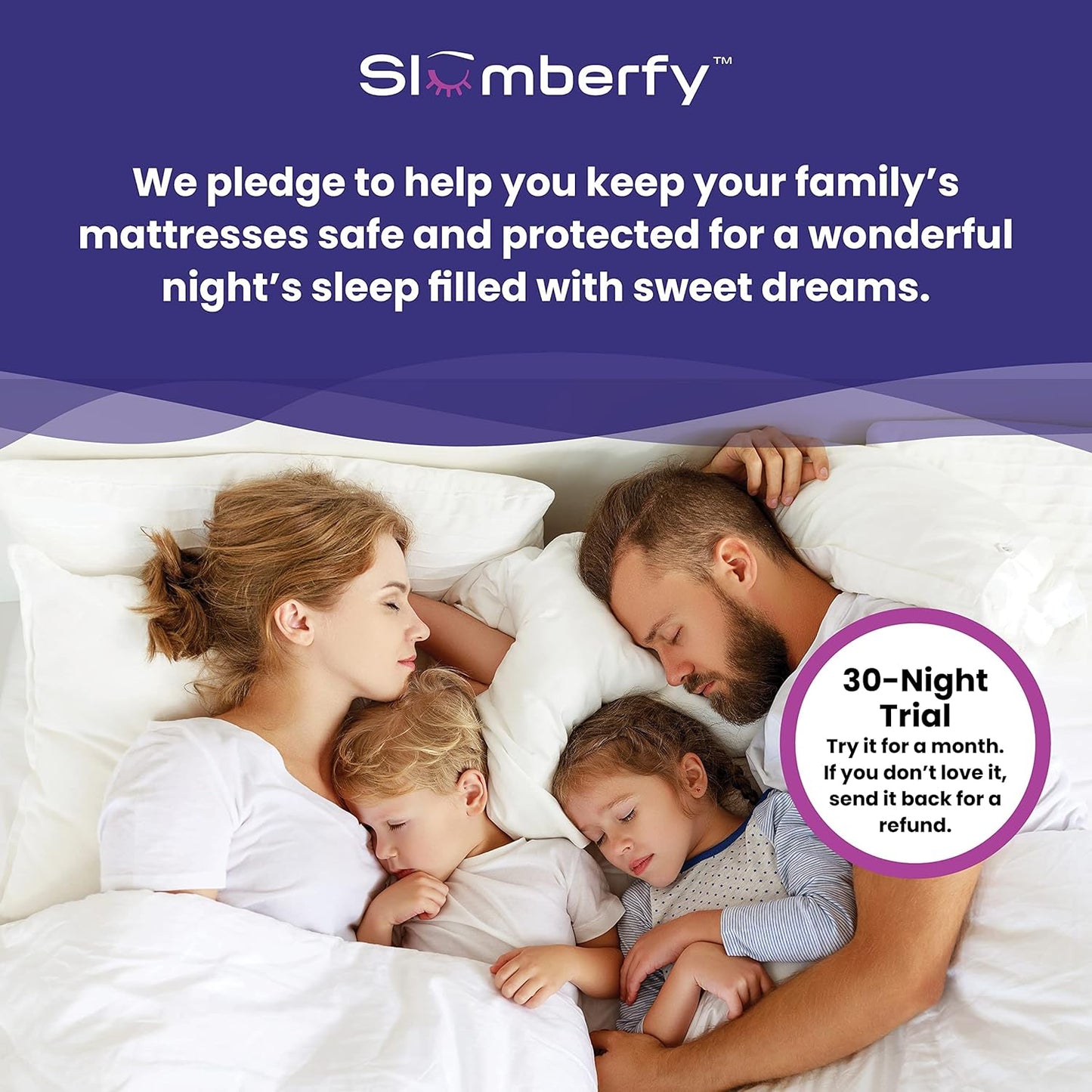 Twin XL Size Waterproof Viscose Made from Bamboo Mattress Encasement by Slumberfy - Premium Skin-Safe Mattress Protector with 360° EZ Zipper Bug, Zippered Encasement (39x80 in)