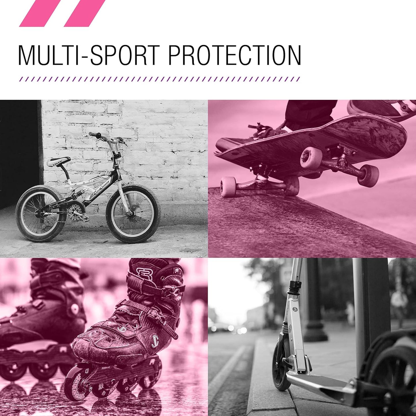 80Six Kids Multi-Sport Pad Set with Wristguards, Elbow Pads, and Knee Pads, Designed by Industry Leading Brand Triple 8