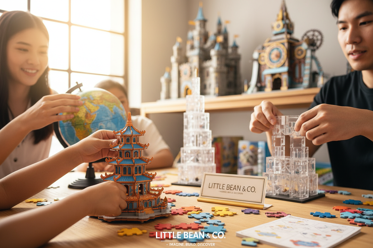 Creativity with the 3-D Puzzles