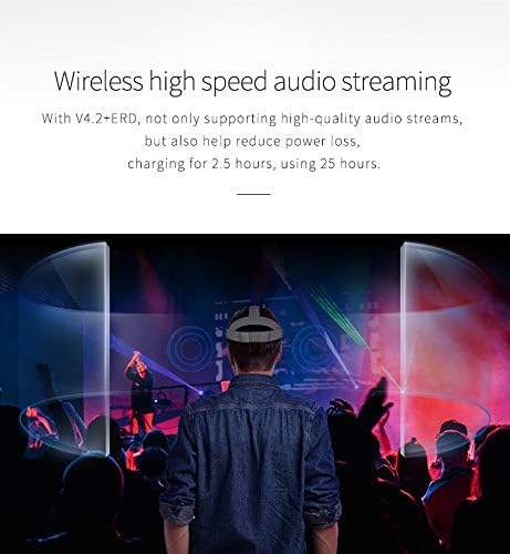 3D Glasses Virtual Reality VR for Smartphone Google Cardboard, Wireless Bluetooth VR Headset Helmet Stereo for Android iOS iPhone 12 11 Pro Max Mini X R S 8 7 Samsung 4.7-6.2" Phone (White)