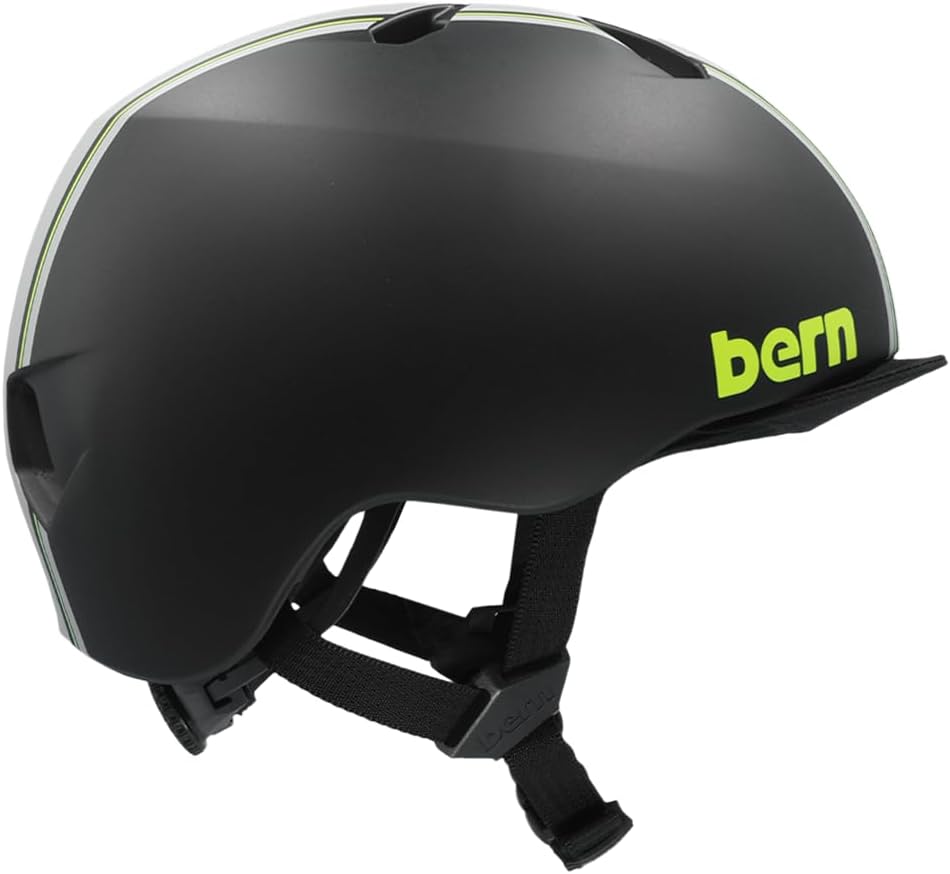 Bern Nino Bike Helmet for Kids, Ages 3-12, Flip Visor, Adjustable fit, Lightweight, CPSC Safety Certified