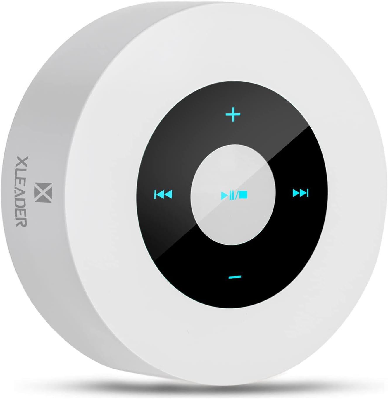 XLEADER SoundAngel A8 Bluetooth Speaker, White, 15h Music Playtime, Waterproof Case, 3.5mm Audio Cable, Micro USB Charging Cable