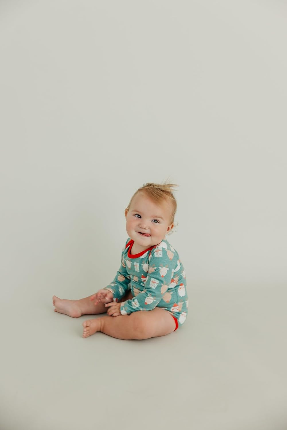 Copper Pearl Long Sleeve Bodysuit Baby: Ultra Soft Baby for Newborns, Boys, and Girls - Stylish, Comfortable, Overlap Shoulders, Premium Knit Fabric - 6-12 Months, Prancer