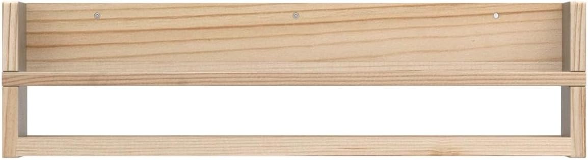Brightmaison Polynez 30" Floating Shelves for Nursery & Kids, Set of 2 Unfinished Multiuse Wall Shelf