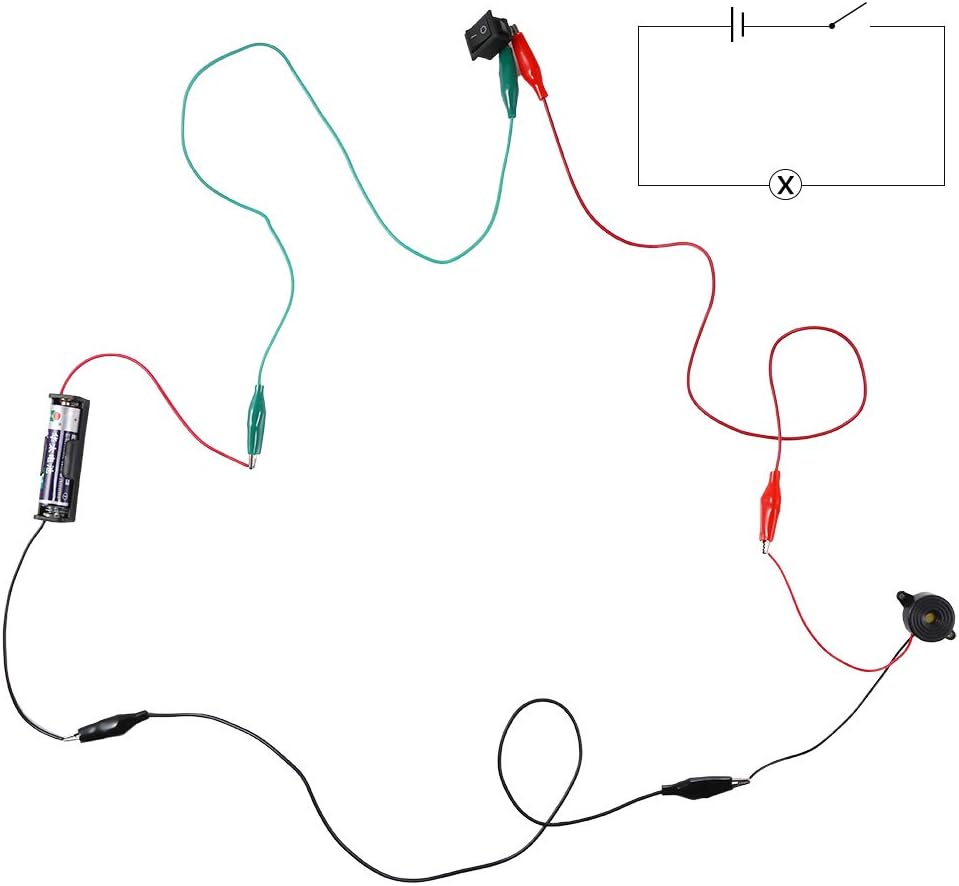 Sntieecr Electric Circuit Motor Kit, Science Experiment Educational Montessori Learning Kits Set for Kids DIY STEM Engineering Project, for Kids