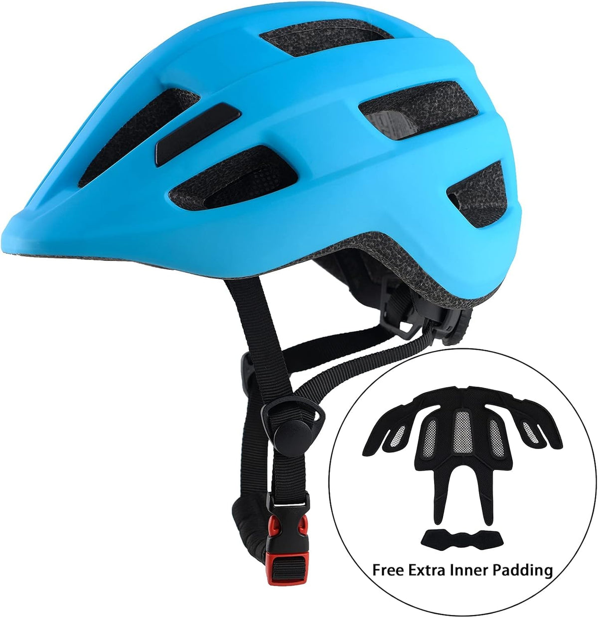 Kids Bike Helmet for Ages 1-8 Years, Adjustable Toddler Boys and Girls Helmets, Lightweight Child Infant Bicycle Cycling Scooter Sports Helmet 48-54cm