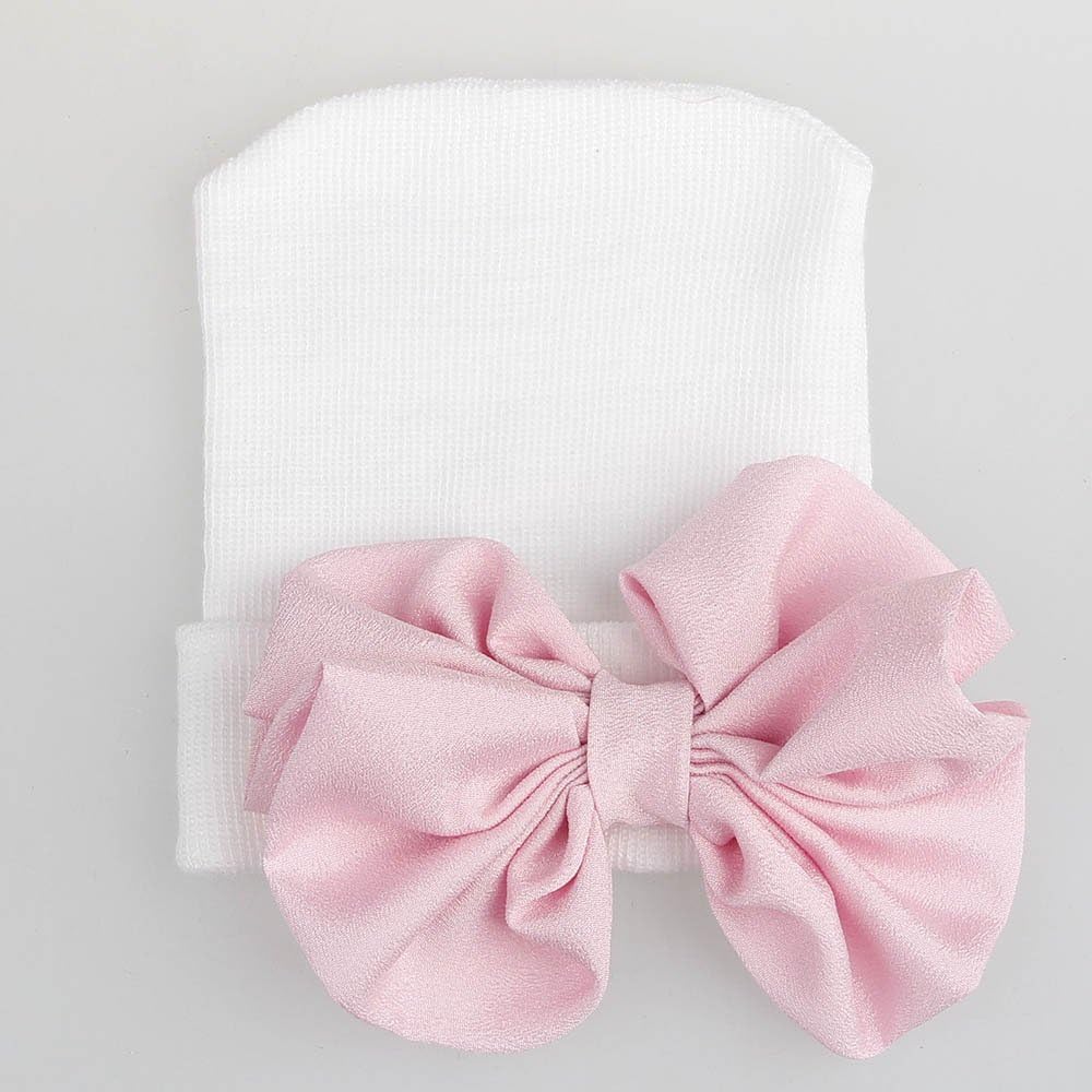 Baby Caps and Mittens Newborn Hospital Beanie Hats No Scratch Gloves Soft Babies Gift Set for Boys Girls