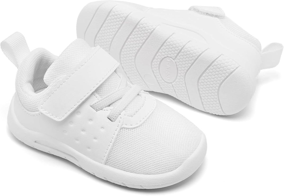 MORENDL Toddler Baby Shoes 0-4 Years Boy Girl Lightweight Breathable Non-Slip Sports Sneakers Running Walking Tennis Barefoot Shoes