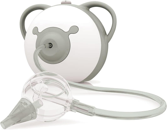 Nosiboo Pro Nasal Aspirator for Babies | Electric Nose Sucker | Made in EU | Adjustable Suction Power | Premium Quality | Award-Winning Design (Gray, 7,8x6,38x6,77 Inch)