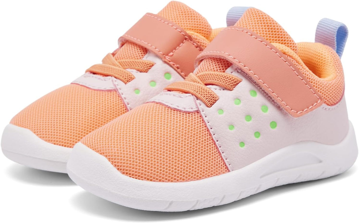MORENDL Toddler Baby Shoes 0-4 Years Boy Girl Lightweight Breathable Non-Slip Sports Sneakers Running Walking Tennis Barefoot Shoes