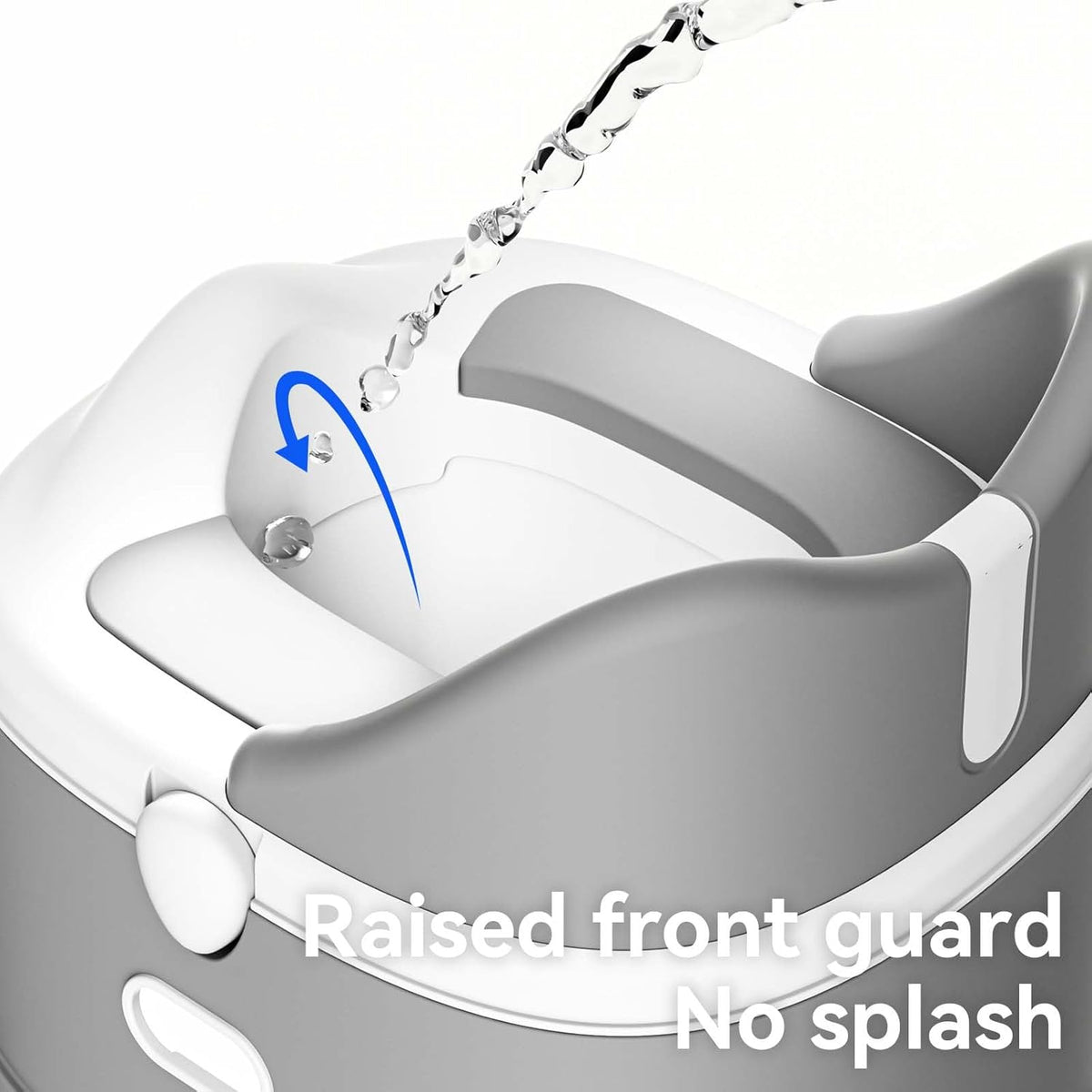 3 in 1 Toddler Potty Training Toilet Seat with Steps Ladder, Foldable Potty Train Chair Adapter for Toddlers Kids Boys Girls, Blue