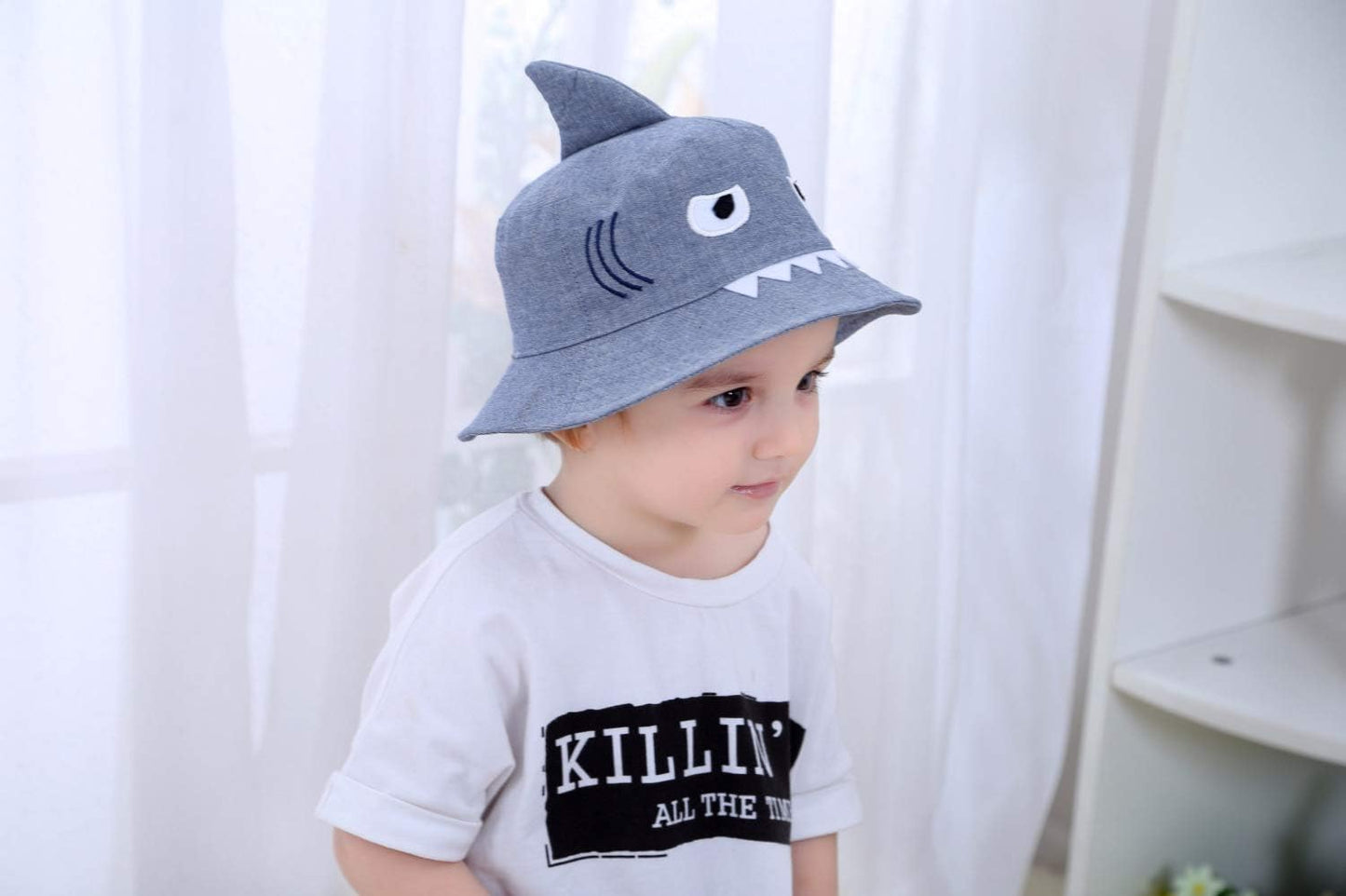Kids Toddler Baby Boy Sun Hat Summer Bucket Hats with UPF 50+ UV Sun Protective