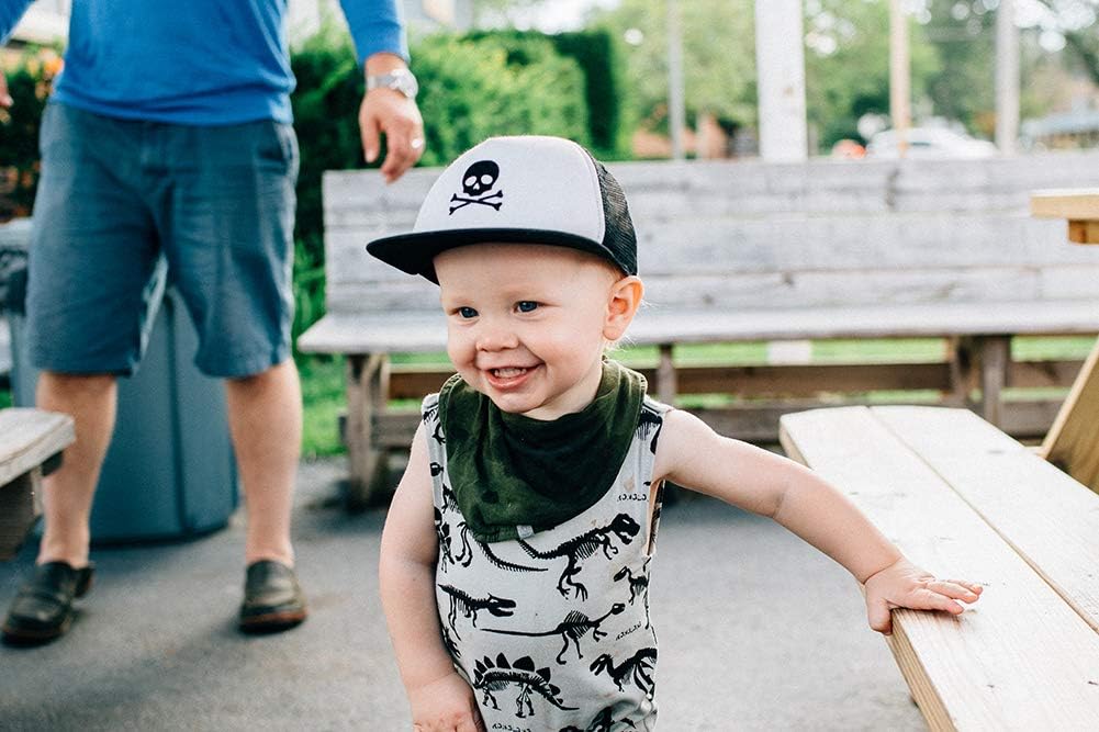 Baby Hats - Baseball Hat, Newborn Youth Flat Brim Mesh Trucker Surf Skate Bubba Bro Fitted Beach Cap Gorros para Bebes
