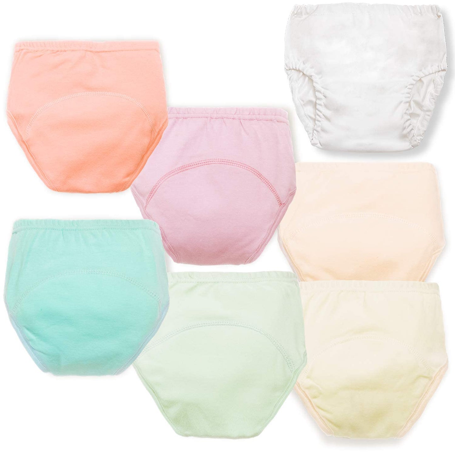 Joyo roy 6Pcs Potty Training Underwear for Boys and Girls 100% Cotton Soft Absorbent Potty Training Pants 2T-3T Leakproof Unisex Toddler Underwear Boys 3T Girls Pee Pants with Sticker Chart for Kids