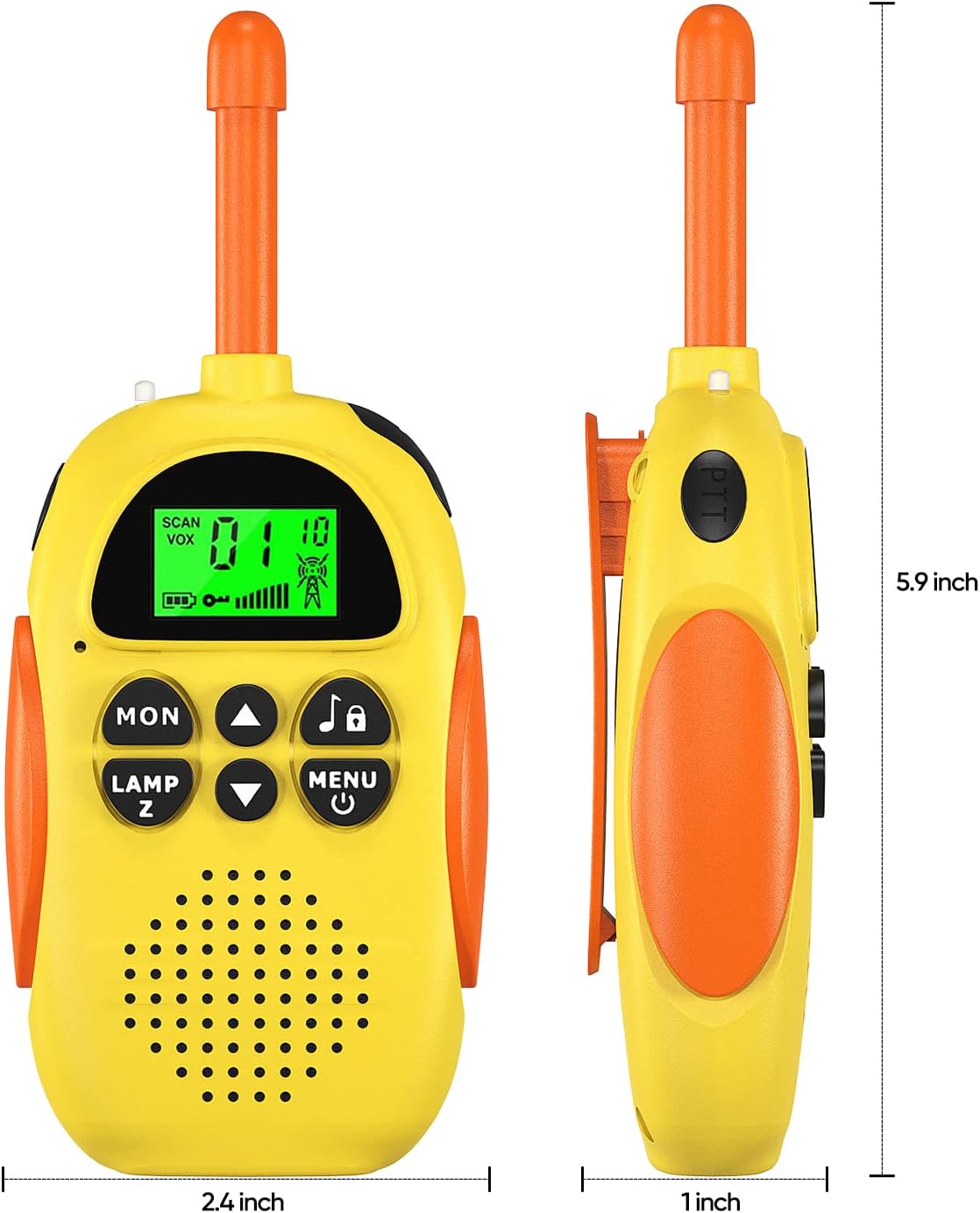 Walkie Talkies for Kids Rechargeable Toys for Ages 5-7 Boys Girls, 22 Channels 2 Way Radio Toy Christmas Birthday Gifts for Girls Boys Ages 3-12 Camping Hiking Outdoor Easter Basket Stuffers