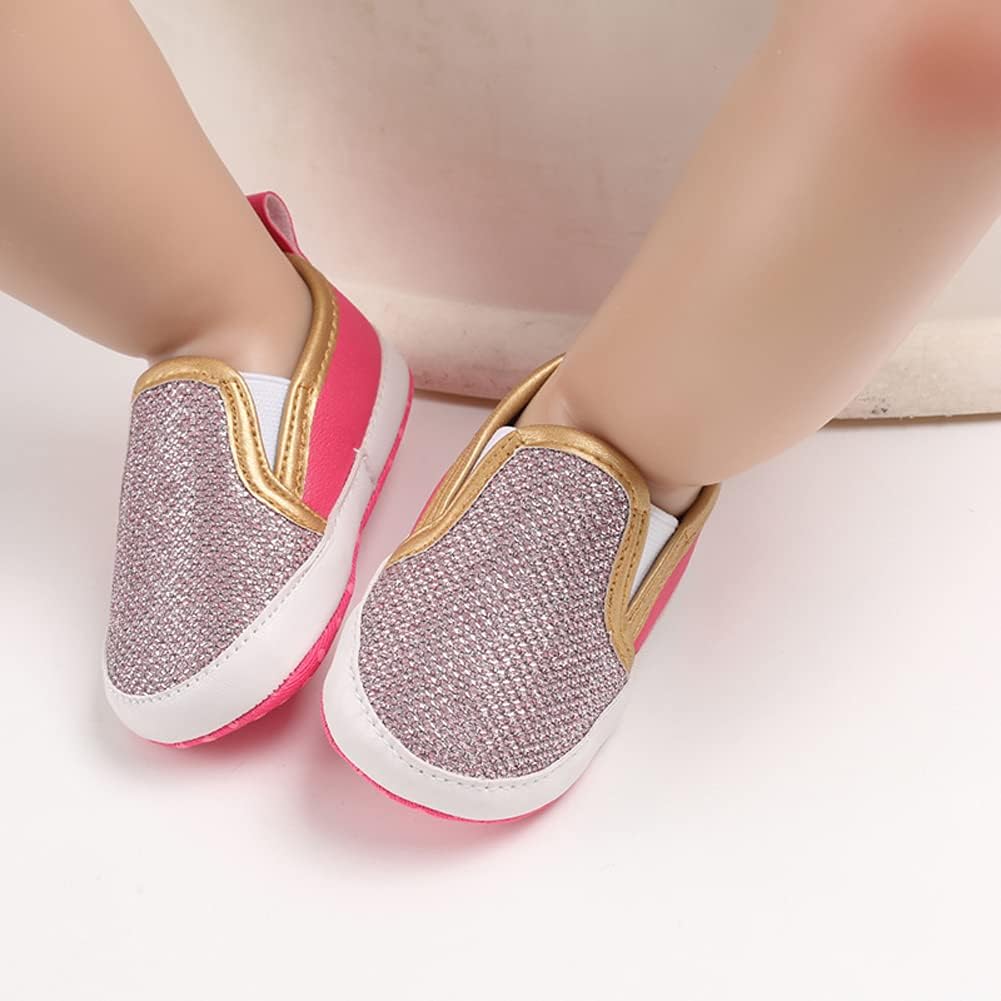LONSOEN Baby Girls Boys Loafers Prewalker Dress Crib Shoes