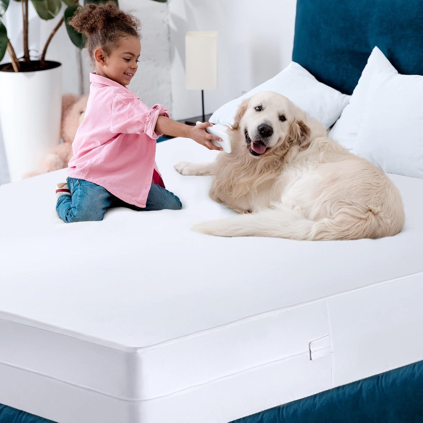 Utopia Bedding Zippered Mattress Encasement Full Size (Pack of 2), 100% Waterproof, Dust Mite and Bed Bug Proof Mattress Protector, Absorbent 6-Sided Mattress Cover
