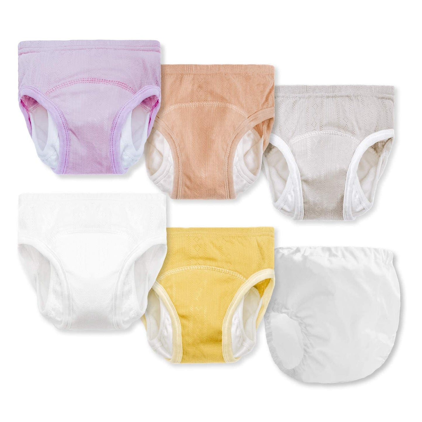 Joyo roy Potty Training Pants New Double Thigh Wings Training Panties 100% Cotton Toddler Training Underwear 2t Potty Training Underwear for Girls Training Underwear 2t-3t Toilet Training Pants