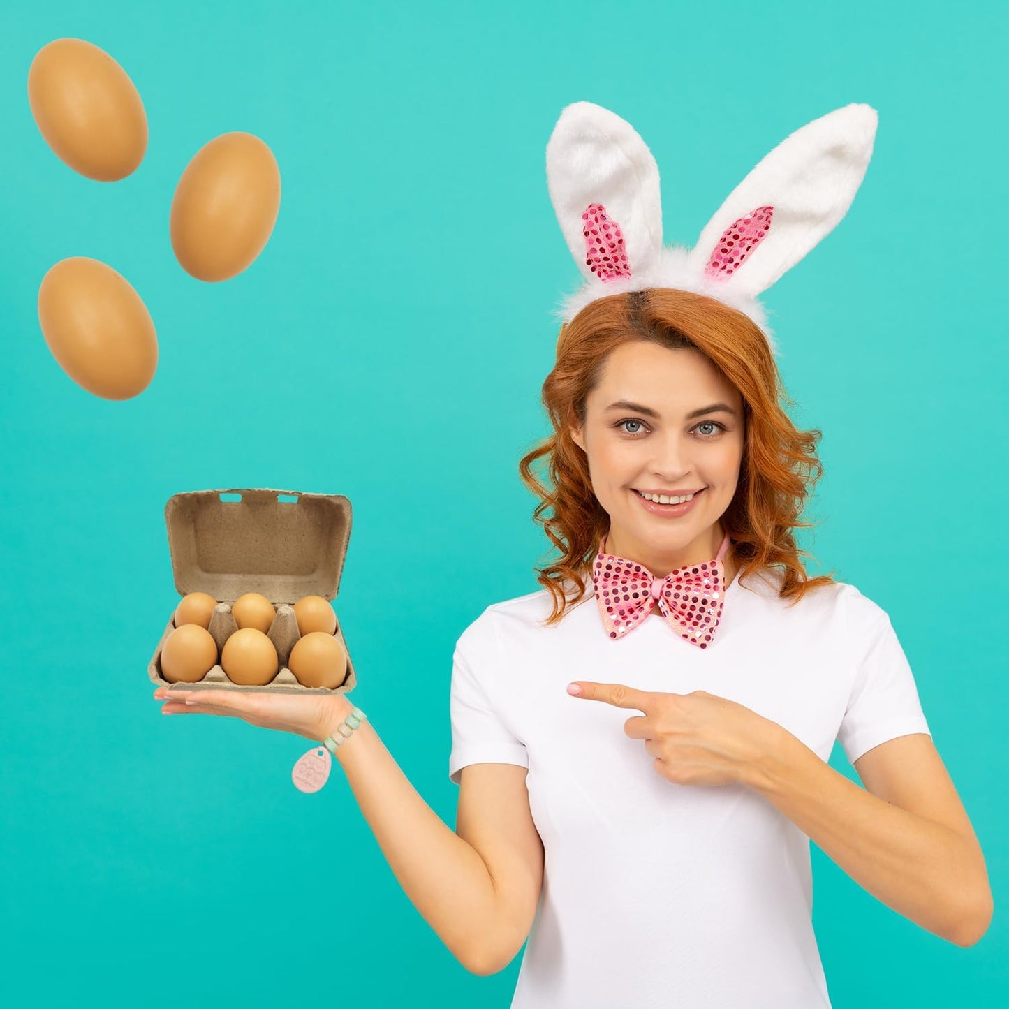 Smooth Brown Wooden Easter Eggs, Perfect for Easter Crafts, Décor and Egg Hunts, 2.3" Inches (72-Pack)