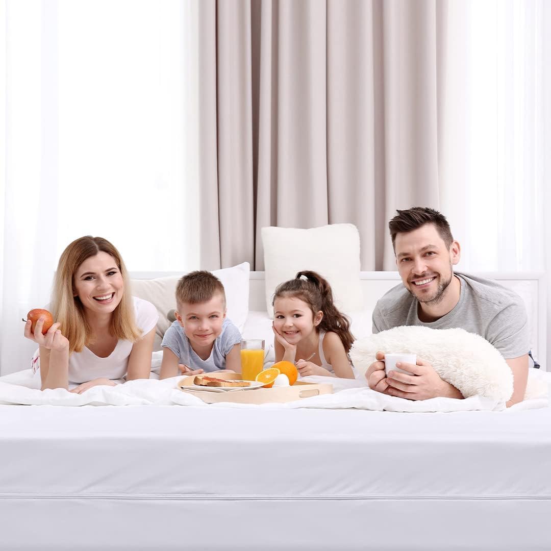 Utopia Bedding Zippered Mattress Encasement RV King, 100% Waterproof Bed Bug and Dust Mite Proof Mattress Protector, Absorbent Six-Sided Mattress Cover