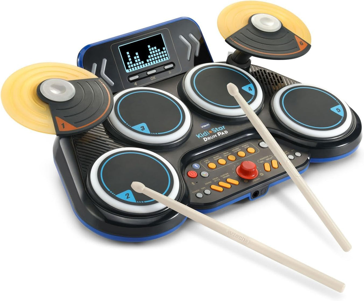 VTech Kidi Star Drum Pad, Black