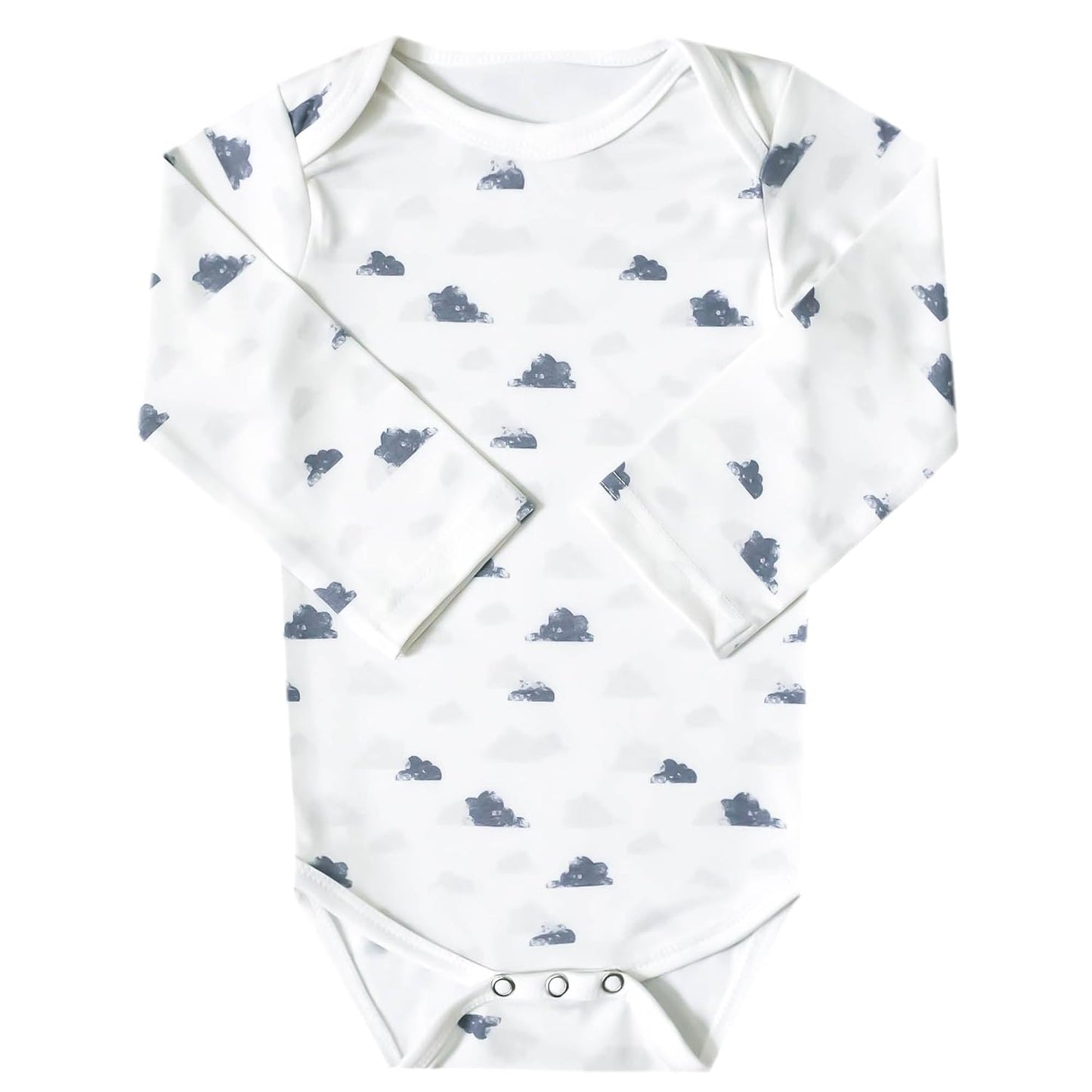 Copper Pearl Long Sleeve Bodysuit Baby: Ultra Soft Baby for Newborns, Boys, and Girls - Stylish, Comfortable, Overlap Shoulders, Premium Knit Fabric - Newborn, Dream