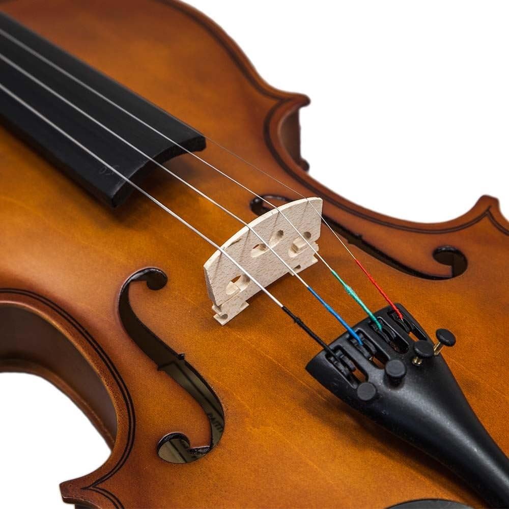 Paititi 1/4 Size Artist-100 Student Violin Starter Kit with Brazilwood Bow Lightweight Case, Shoulder Rest, Extra Strings and Rosin
