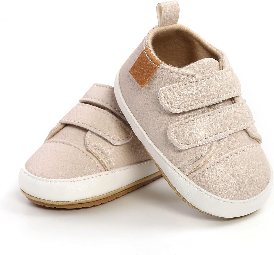 Baby Shoes Mary Jane Flats Non Slip Soft Sole Infant Toddler Sneakers First Walkers Party Christmas Dress Shoes