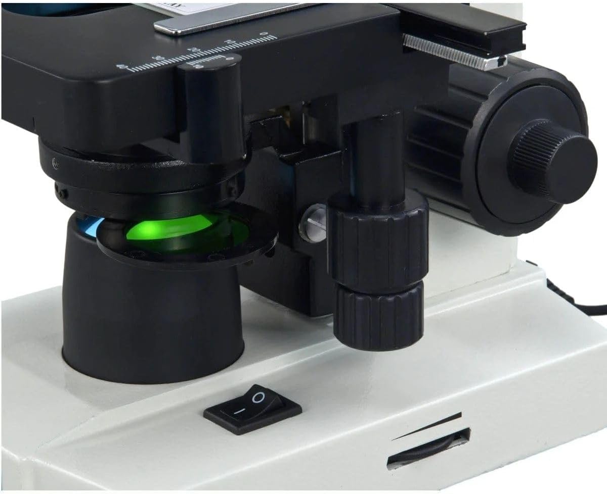 OMAX - 40X-2500X LED Digital Trinocular Lab Compound Microscope with USB Camera and Mechanical Stage - M83EZ-C03S
