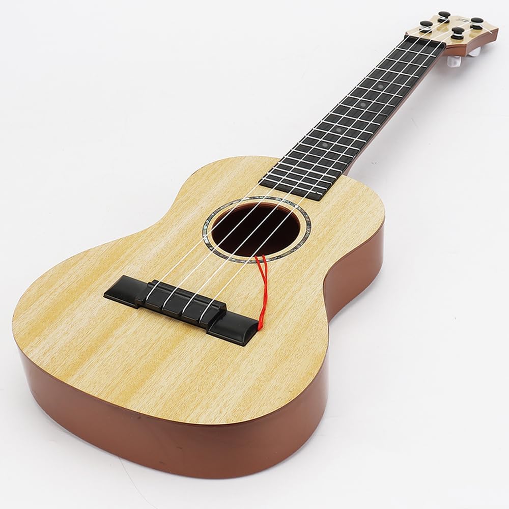 Raimy Kids Ukulele Guitar - 21inch 4 Strings Guitar Children Musical Instruments Educational Toys with Picks for Toddler Kids Boys Girls Beginner (White)
