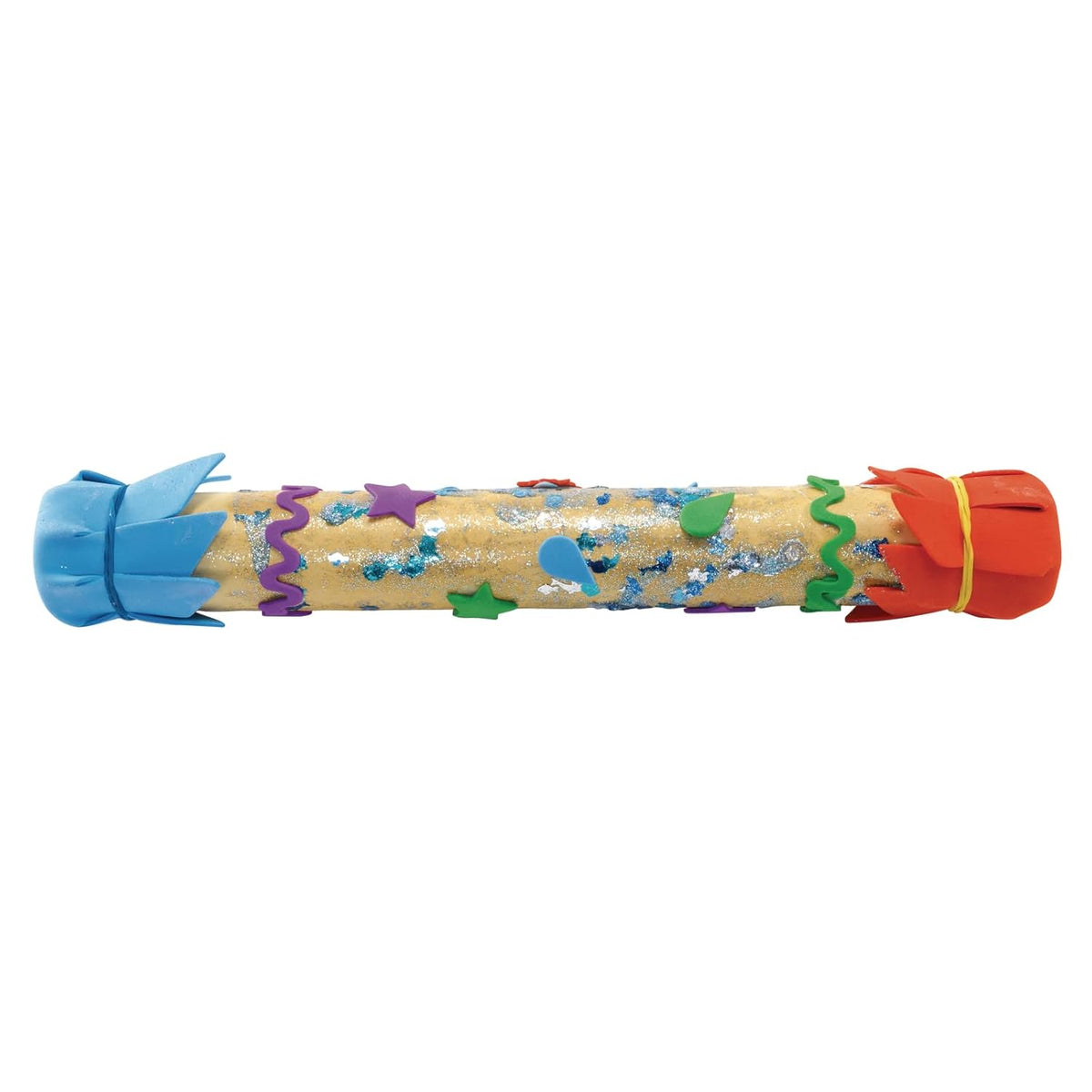 Colorations - RAINKIT DIY Rainstick Kit for Kids, Set of 12, EVA Foam and Cardboard, Native American, Craft Kit, Self-Adhesive, Toys for Kids, Early Learning, Multi-Cultural, Social Sensitivity