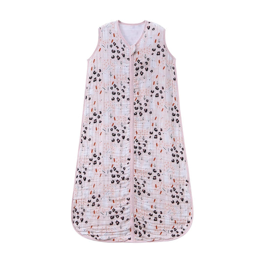 Baby Sleep Sack 2-4 T Boys & Girls Wearable Blanket 100% Organic Cotton 0.5 TOG Toddler Sleep Sacks 2- Way Zipper X-Large Pink Bunny