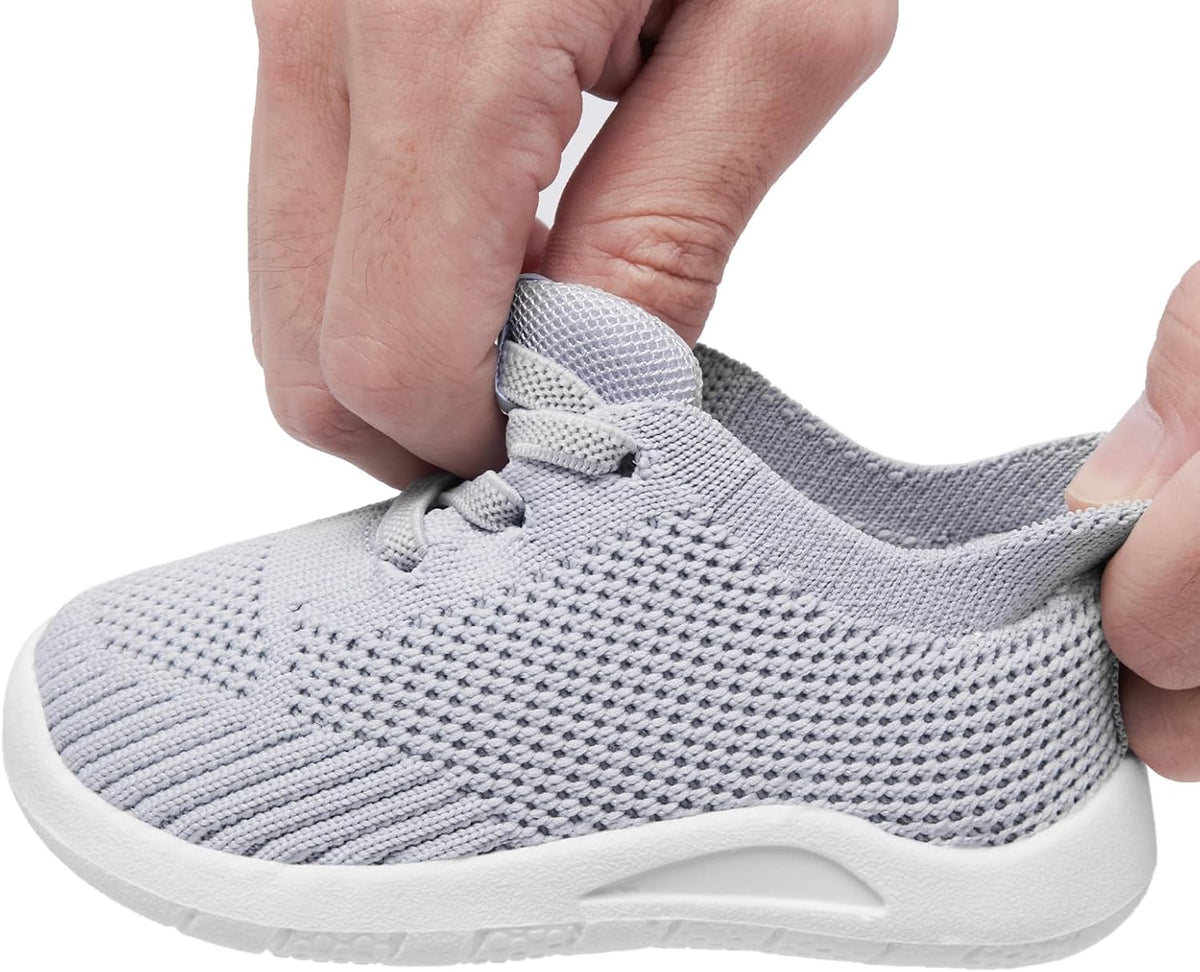 MORENDL Toddler Shoes Baby Walking Sock Shoes Infant Sneakers 0-4 Years Boy Girl Barefoot Tennis Shoe Non-Slip Brethable