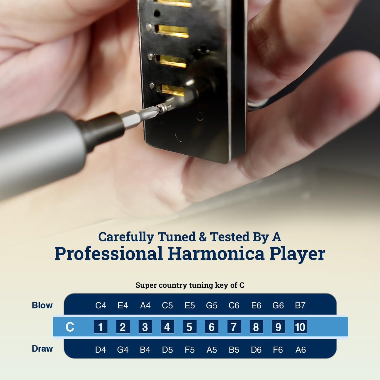 Harmo Polar Super Country harmonica - A