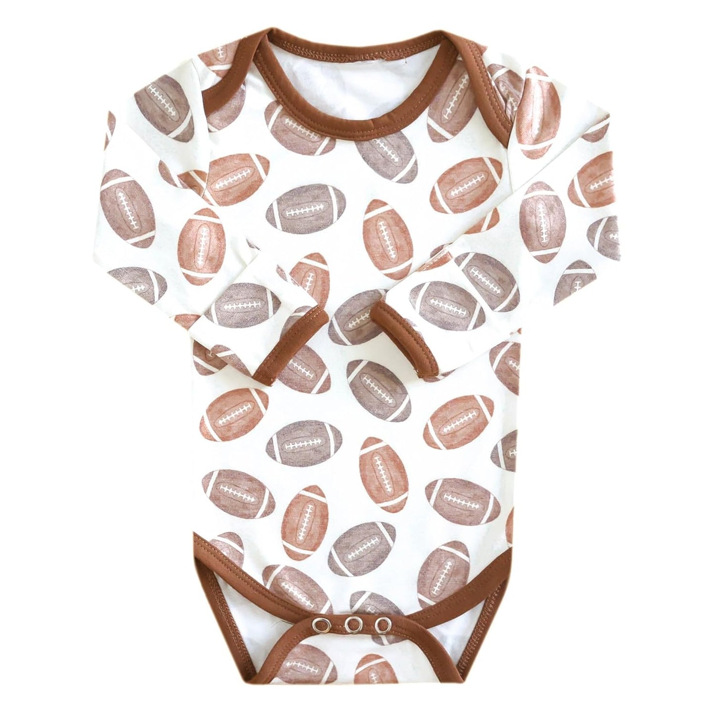 Copper Pearl Long Sleeve Bodysuit Baby: Ultra Soft Baby for Newborns, Boys, and Girls - Stylish, Comfortable, Overlap Shoulders, Premium Knit Fabric - 6-12 Months, Blitz