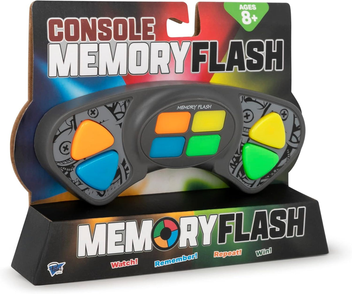 Point Games Handheld Memory Game, Kids Electronic Games, Sequence Fun for Kids with Lights & Sounds, Brain Challenge for Boys & Girls Ages 8+