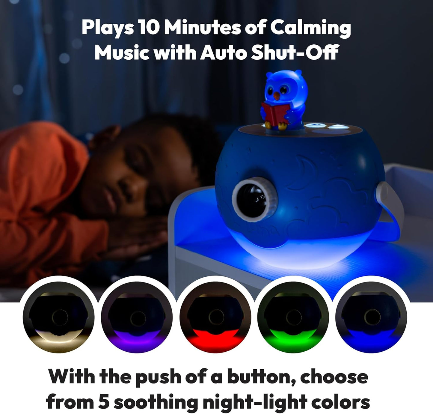Bedtime Figurine Cartridge – Projects 5 Soothing Stories and 5 Bedtime Songs, Over 30 Minutes of Audio Content | Gift and Toy for Ages 3+