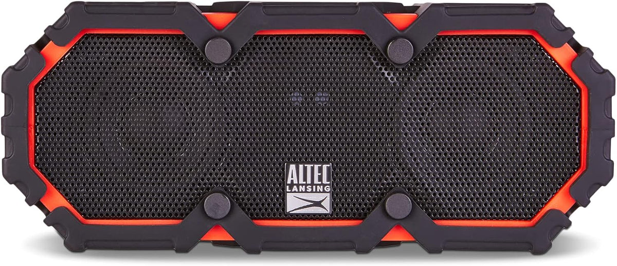 Altec Lansing LifeJacket 2 - Waterproof Bluetooth Speaker, Floating Portable Speaker for Travel & Outdoor Use, Deep Bass & Loud Sound, 30 Hour Playtime